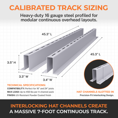 EzyRack ToteLift Pro – Ultimate Overhead Storage Solution